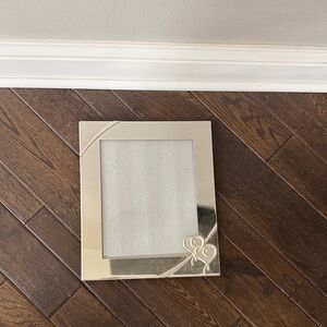 Lenox Silver Tone Heart Accent Picture Frame